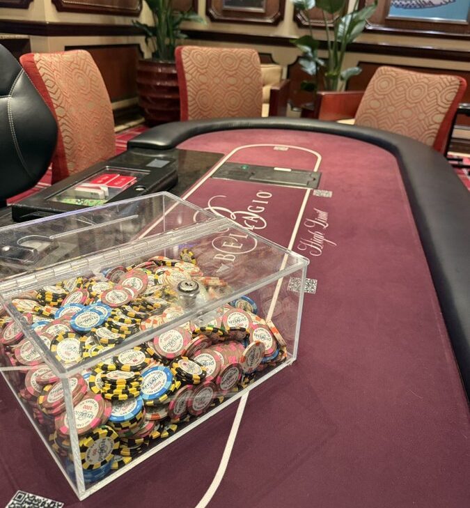 Poker chips Bellagio