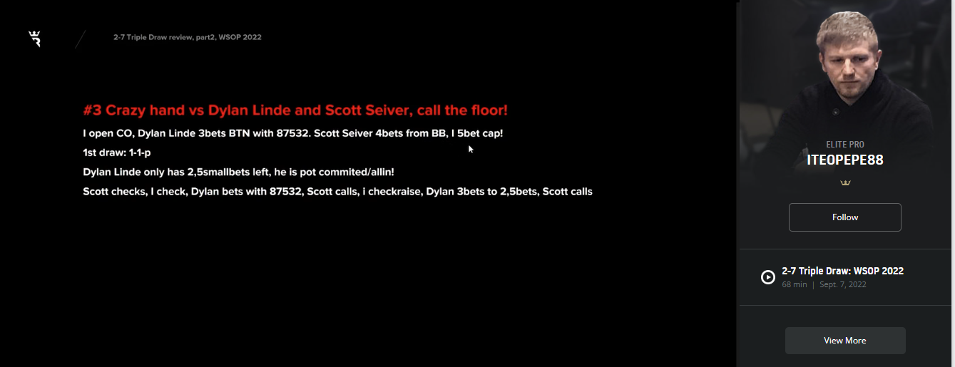 Scott Siever and Dylan Linde hands