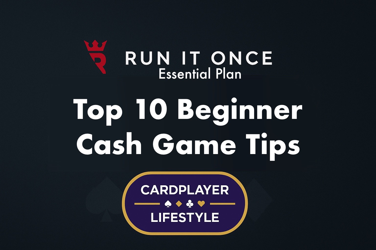 Run It Once Training Essential Plan
