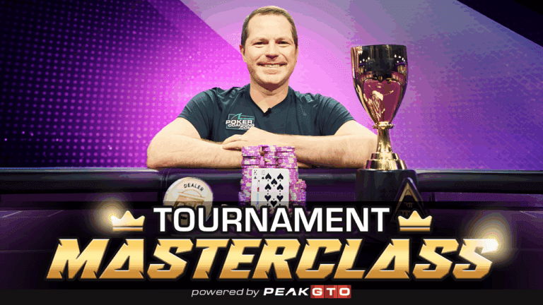 Pokercoaching.com Tournament Masterclass Jonathan Little