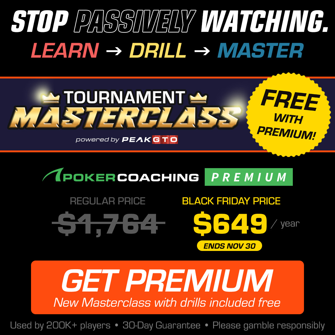 Pokercoaching.com Black Friday