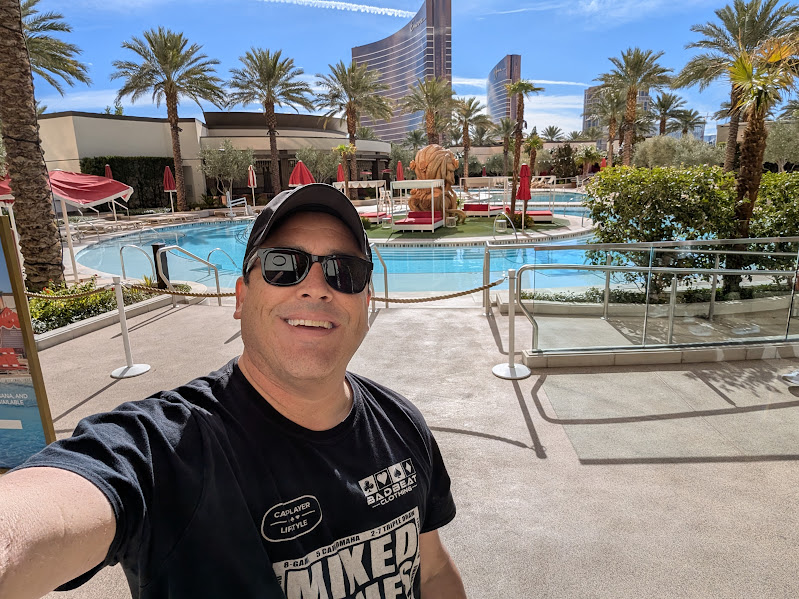 Robbie Resorts World pool