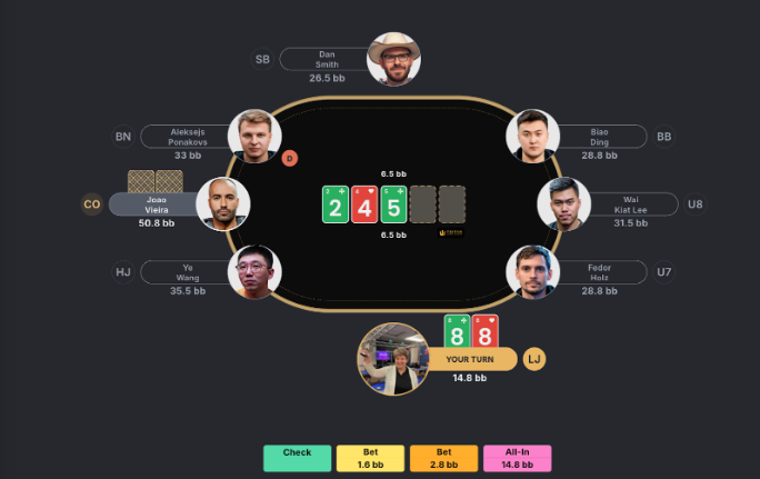 Octopi Poker playing as Alex Foxen