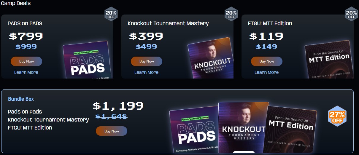 RIO SCOOP Camp deals