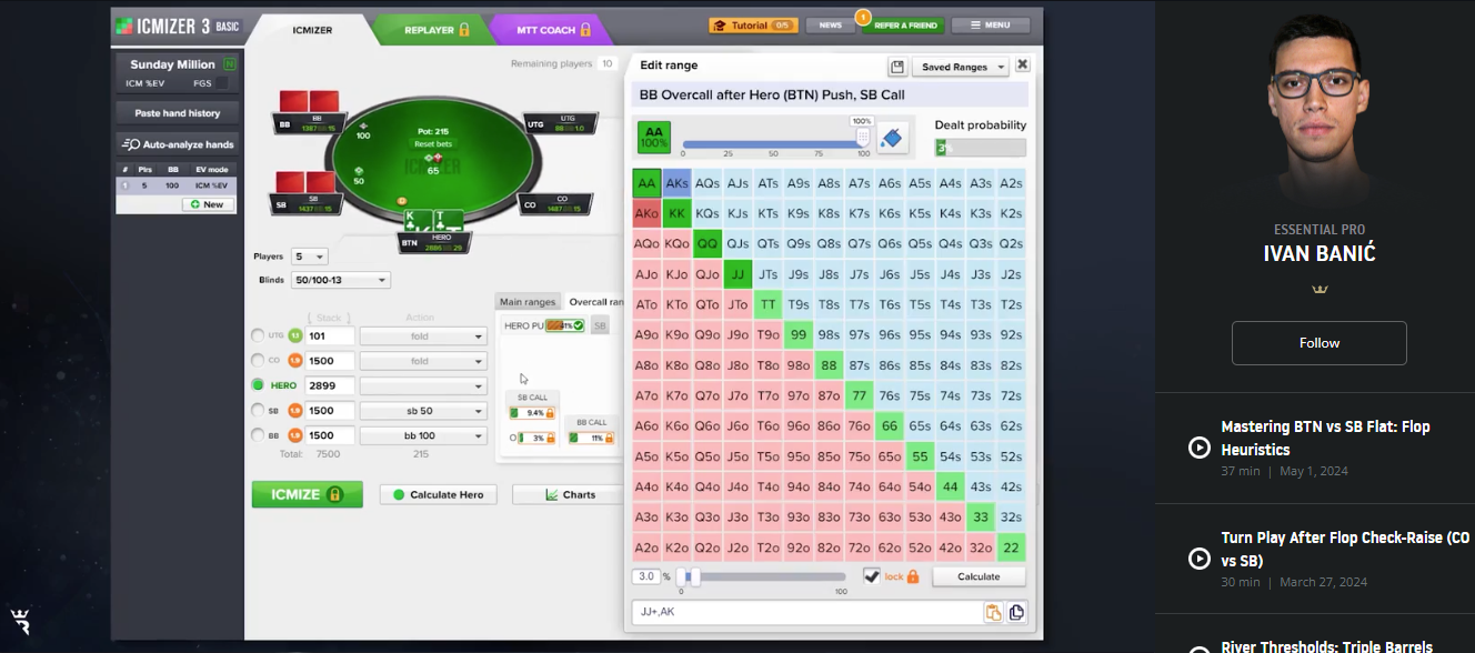 Run It Once Training Push-Fold Decisions