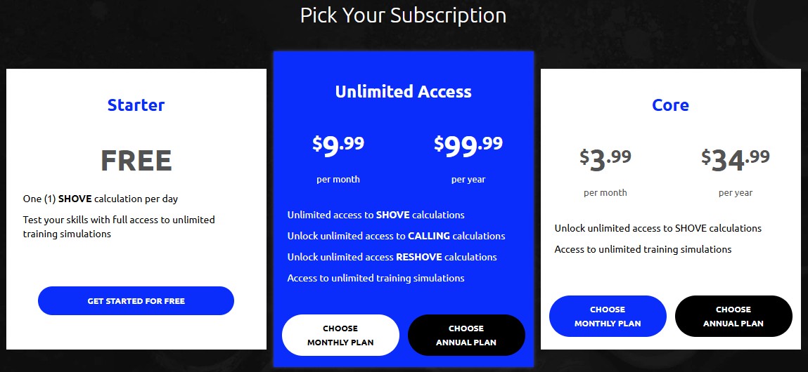 SnapShove subscription