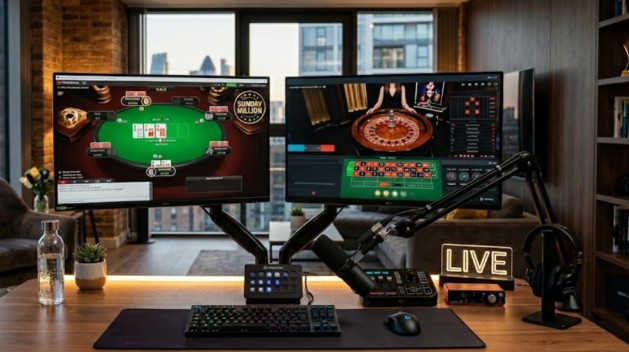 online poker and roulette